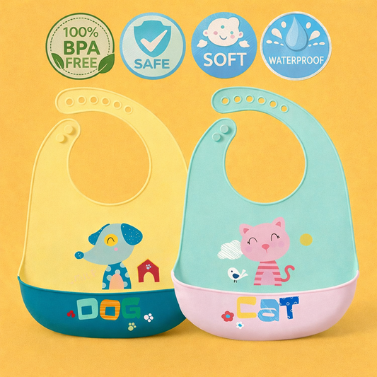 SOFT & WATERPROOF BABY BIBS